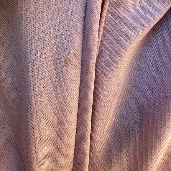 Vintage Eve of MIlady Lavender 70s 80s Satin Lace Cover Prom Bridesmaid Dress Si - Picture 9 of 13